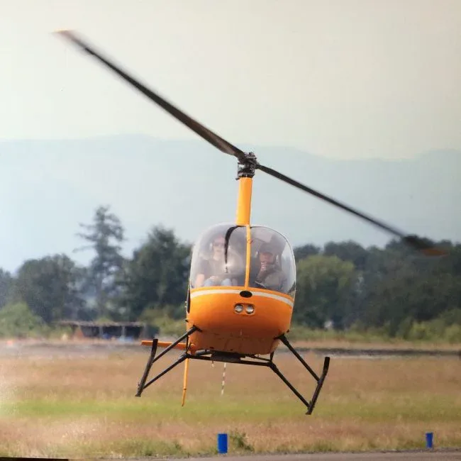 Autorotation training session at Jerry Trimble Helicopters