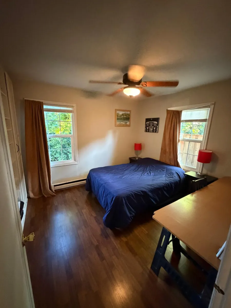 Second bedroom in the left unit of the JTH duplex