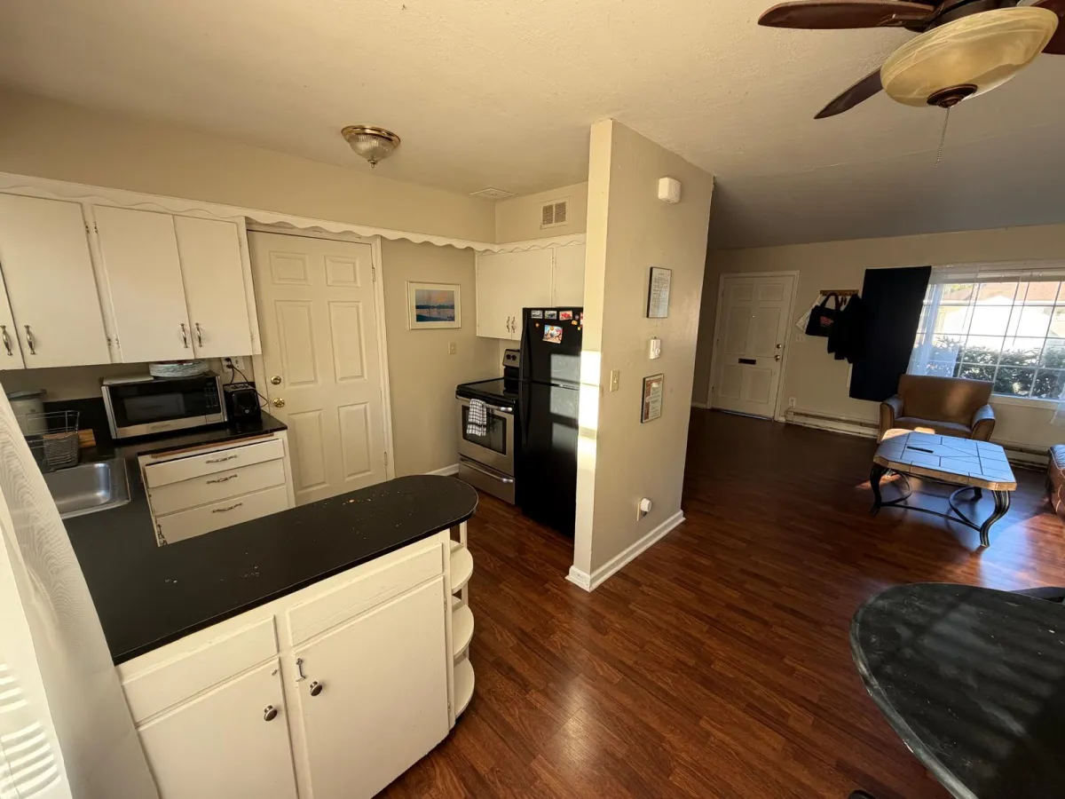 Kitchen in the left unit of the JTH duplex