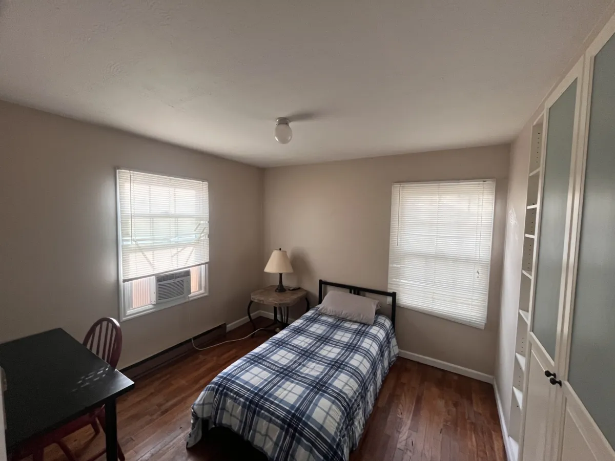 First bedroom in the right unit of the JTH duplex